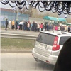 Автомобилисты сообщили о пробках у красноярских кладбищ
