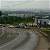 В Красноярске произошло сразу две аварии с перевернутыми авто (видео)