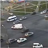 В красноярском Северном произошло ДТП со скорой (видео)
