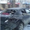 В Ачинске «Ниссан» пробил фонарным столбом припаркованную «Мазду»