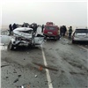 В тумане на трассе Красноярск — Абакан столкнулись 5 машин: три человека погибли