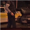 В Северном таскист-лихач протаранил иномарку, есть пострадавшие (видео)