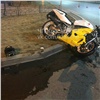 Мотоциклист разбился о поворачивающую иномарку на Взлетке