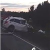 В аварии на трассе автоледи погубила себя и двух пассажиров
