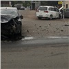 «ДТП на все деньги»: в Красноярске на перекрестке столкнулись Nissan и Ford