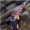 На красноярских «Столбах» спасли неудачливого скалолаза (видео)