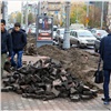 При ремонте центральных улиц Красноярска нарушили закон