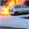 «Мороз жжет машины!»: четыре авто сгорели в Красноярске за утро (видео)