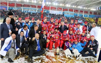 Красноярские хоккеисты победили на чемпионате мира