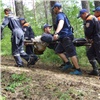 В Богучанском районе спасатели вынесли из тайги мужчину с обгоревшими ногами