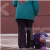 Красноярка протащила ребенка на «поводке» по брусчатке. Следователи уже начали проверку (видео)