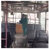 Мэрия показала санобработку красноярских автобусов и троллейбусов (видео)