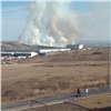 Сильный дым в районе деревни Бадалык напугал красноярцев