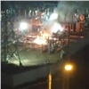 Красноярцев напугало ночное происшествие на подстанции (видео)