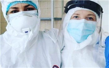 Бригада медиков в красноярской 20-й больнице закончила четырехнедельное дежурство в отделении с Covid