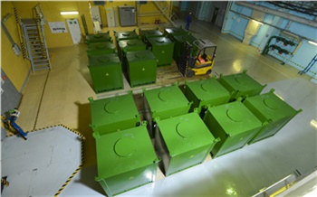 На установке «W-ЭХЗ» в Зеленогорске переработали 100 тысяч тонн обедненного гексафторида урана