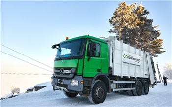 Красноярский левобережный регоператор сообщил о возможных перебоях со своевременным вывозом мусора из-за морозов