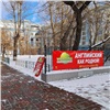 За год с улиц Центрального района Красноярска вывезли почти 100 кубов незаконной рекламы