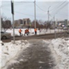 Мэрия Красноярска: «Все магистральные улицы очищены от снега до асфальта и разметки»