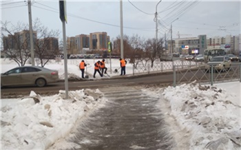 Мэрия Красноярска: «Все магистральные улицы очищены от снега до асфальта и разметки»