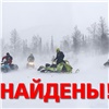 В хакасском Приисковом всю ночь искали трех заблудившихся туристов на снегоходах