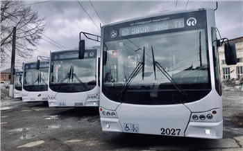 Новые троллейбусы придут в Красноярск до конца мая