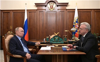 Александр Усс рассказал Владимиру Путину о планах по строительству Красноярск-сити и попросил денег на метро