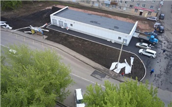 СГК восстановила около 2 тысяч квадратных метров территории вокруг новой насосной станции в Красноярске