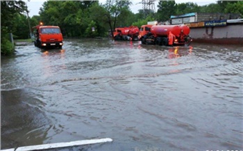 «Во время залпового ливня выпала месячная норма осадков»: мэрия Красноярска рассказала об уроне от наводнения