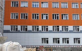 Строительство самой большой в Красноярском крае взрослой поликлиники идет по графику