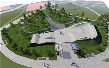 «Максимально вписываем в ландшафт»: в Красноярске в парке на Взлётке построят скейт-площадку и памп-трек