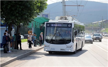 Администрация Красноярска закупает новые троллейбусы