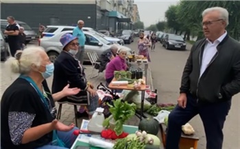 «Должны быть удобными и красивыми»: Александр Усс поручил привести в порядок все места уличной торговли в Красноярске
