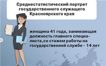 В Красноярском крае составили портрет среднестатистического госслужащего