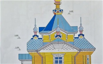 Красноярский митрополит одобрил эскиз часовни в Большом Балчуге. Ее возведут вместо сгоревшего от молнии столетнего храма