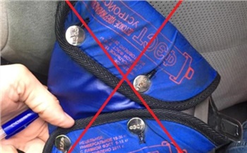 ГИБДД просит красноярских автомобилистов не использовать опасные «треугольники» для перевозки детей