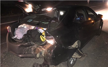 Ехавшая на отдых семья на двух автомобилях попала в ДТП на западе Красноярского края: пострадали юные пассажиры