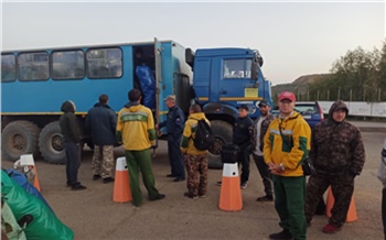 Лесных пожарных из Красноярского края отправили в республику Коми