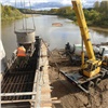 В Енисейском районе продолжается ремонт моста через Кемь. Движение по нему откроют только в следующем году