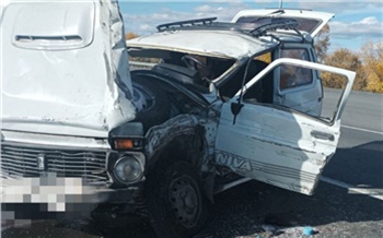 Пожилой водитель «Нивы» погиб в ДТП с фурой на западе Красноярского края