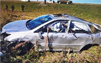 Водитель «Лексуса» погиб в одиночном ДТП на западе Красноярского края