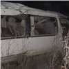 В Красноярском крае микроавтобус с 7 пассажирами улетел в кювет и перевернулся