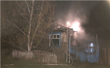 Женщина погибла при пожаре на юго-востоке Красноярского края