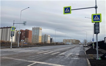 Новую четырехполосную дорогу достроили на Норильской в Красноярске