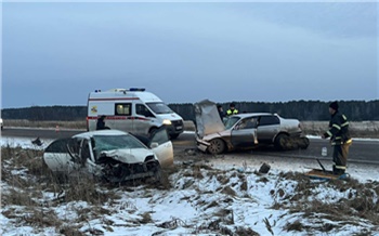 Шесть человек пострадали в ДТП под Лесосибирском из-за выехавшего на встречку молодого водителя