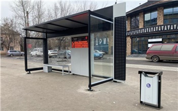 В Красноярске установили более 50 новых автобусных павильонов