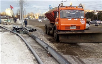 В Красноярске дорожники заранее выйдут на дежурство на опасных участках улиц на случай снегопада