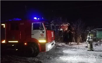 Двое мужчин погибли в ночном пожаре в Балахтинском районе Красноярского края