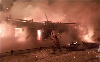На юго-западе Красноярского края сгорел спортзал деревенской школы