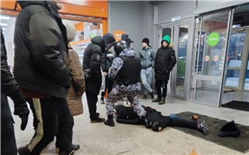 В Красноярске двое мужчин устроили драку в магазине DNS